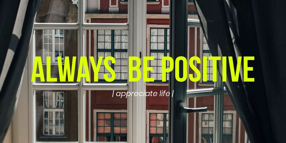 Motivational quote twitter post template, editable design