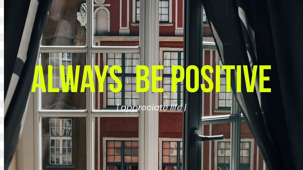 Motivational quote desktop wallpaper template, editable design