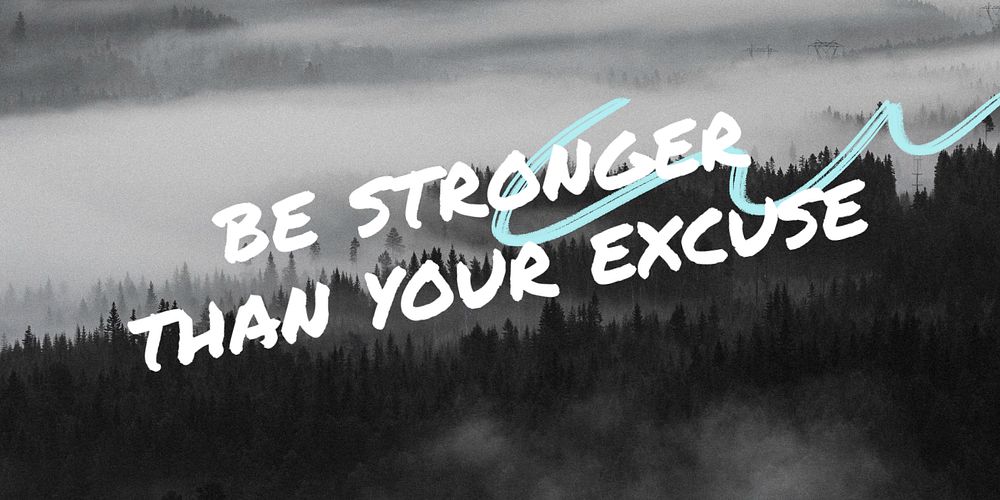 Encouraging quote twitter post template, editable design