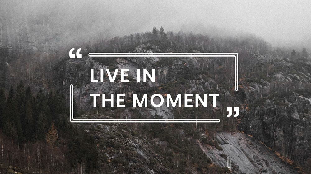 Travel quote PowerPoint presentation template,  editable design