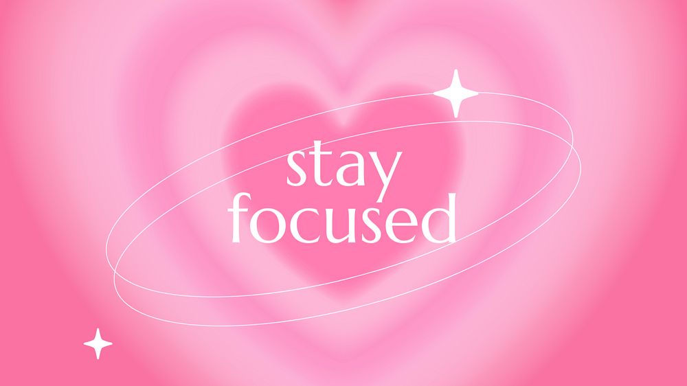 Pink heart Facebook cover template, editable design