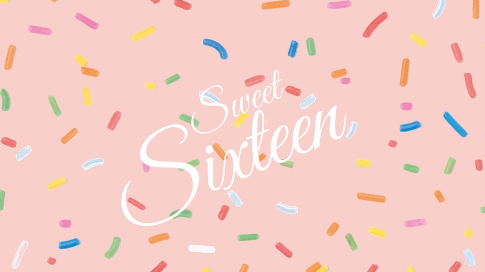 Cute birthday blog banner template, editable design