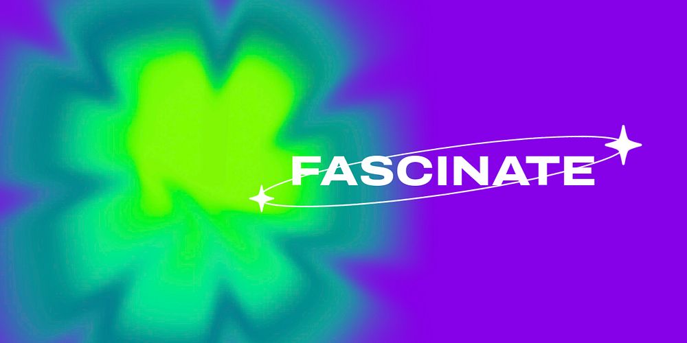 Abstract neon Twitter post template, editable text
