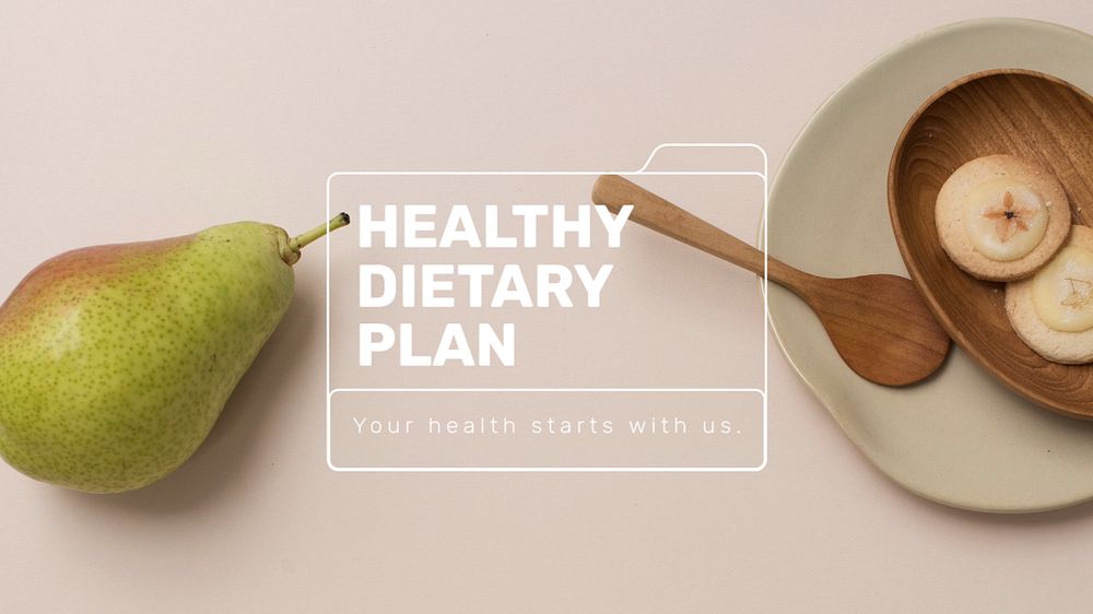 Diet plan blog banner template