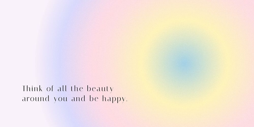 Happiness quote Twitter ad template, editable text