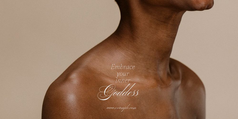Aesthetic quote  twitter ad template, editable design