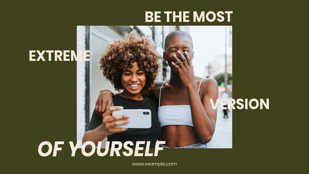 Teen lifestyle blog banner template, editable text