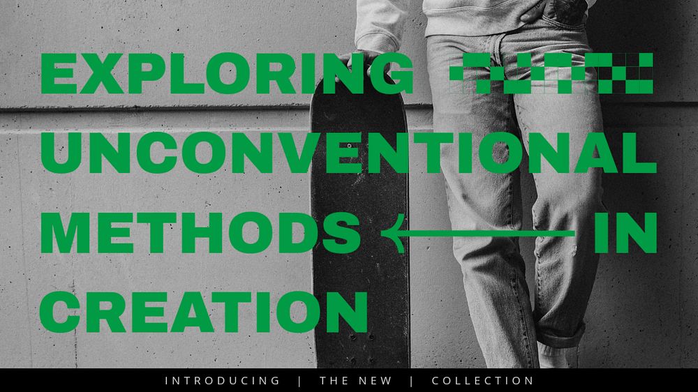 Skateboard aesthetic editable presentation template