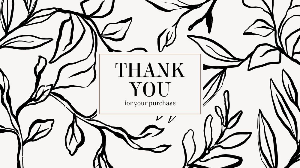 Thank you blog banner template