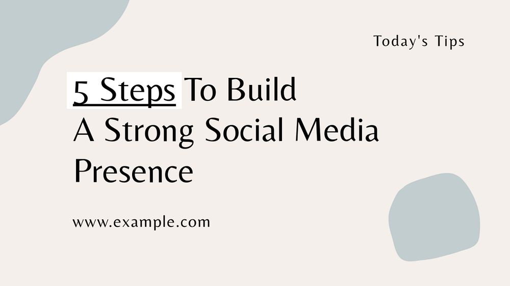 Social media marketing Powerpoint presentation, editable text