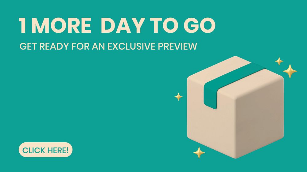 Online shop blog banner template, editable colorful 3D design