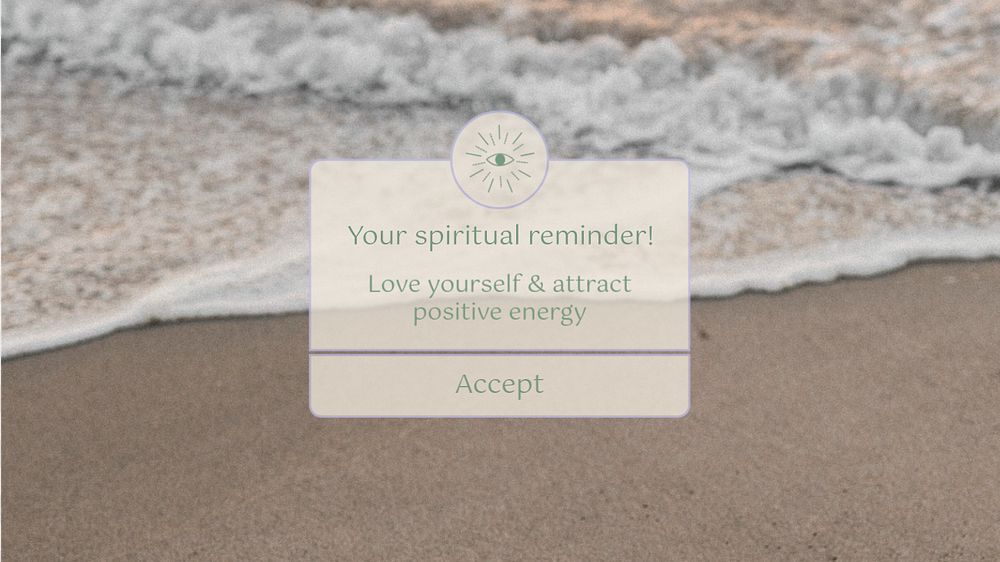 Reminder editable blog banner template, aesthetic design