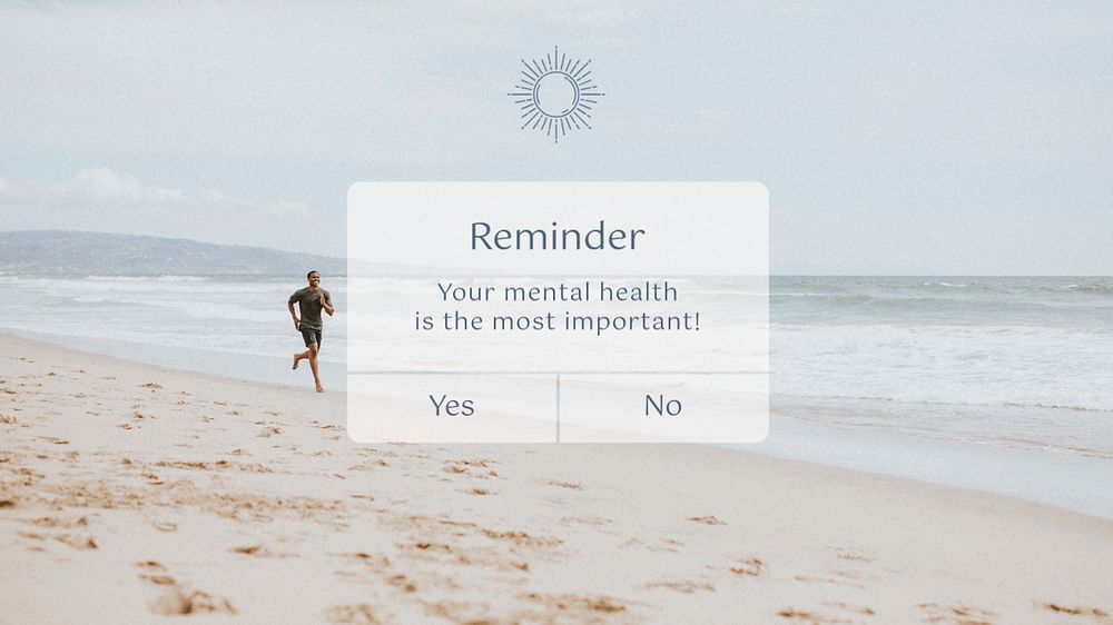 Reminder editable blog banner template, aesthetic design