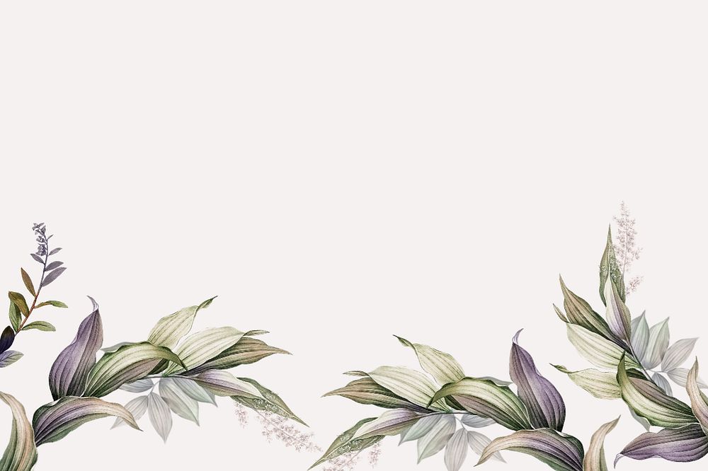 Beige background, editable tree branch border