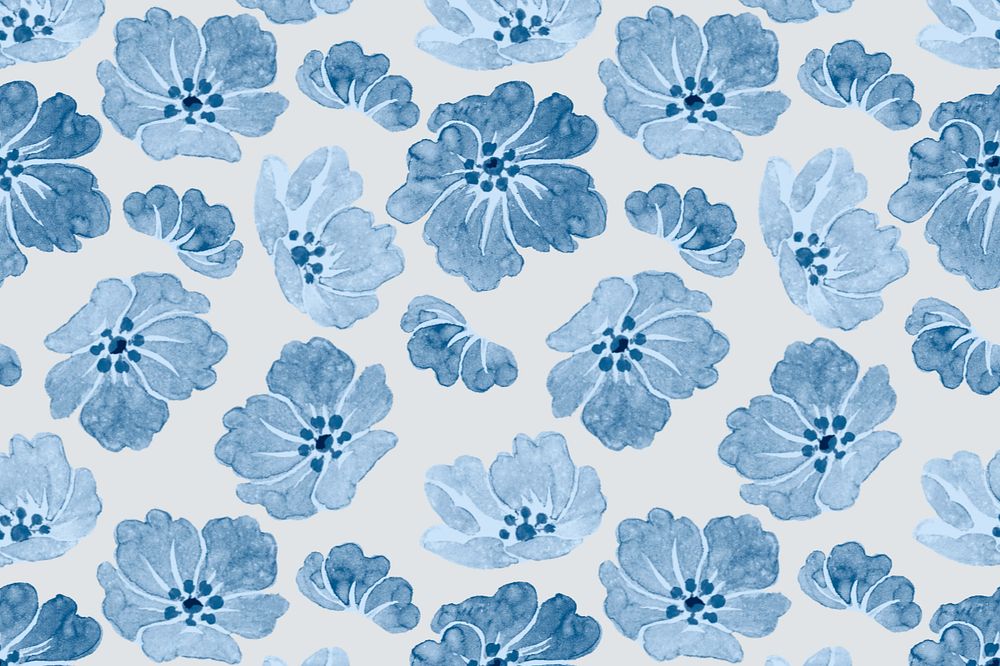 Peony flower pattern, white background