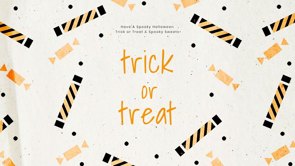 Cute halloween blog banner template, editable design