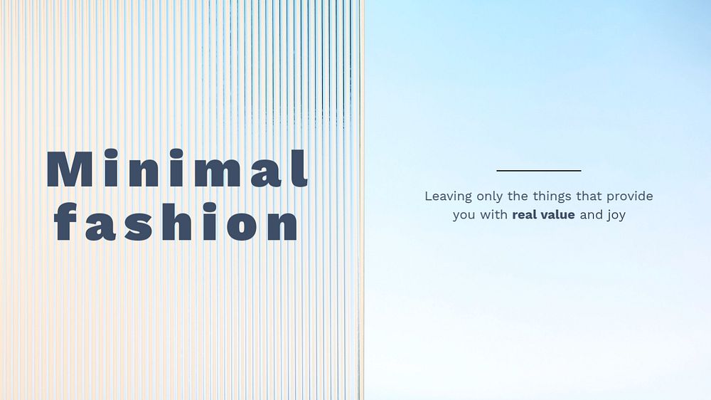 Minimal fashion blog banner template, editable textured glass design