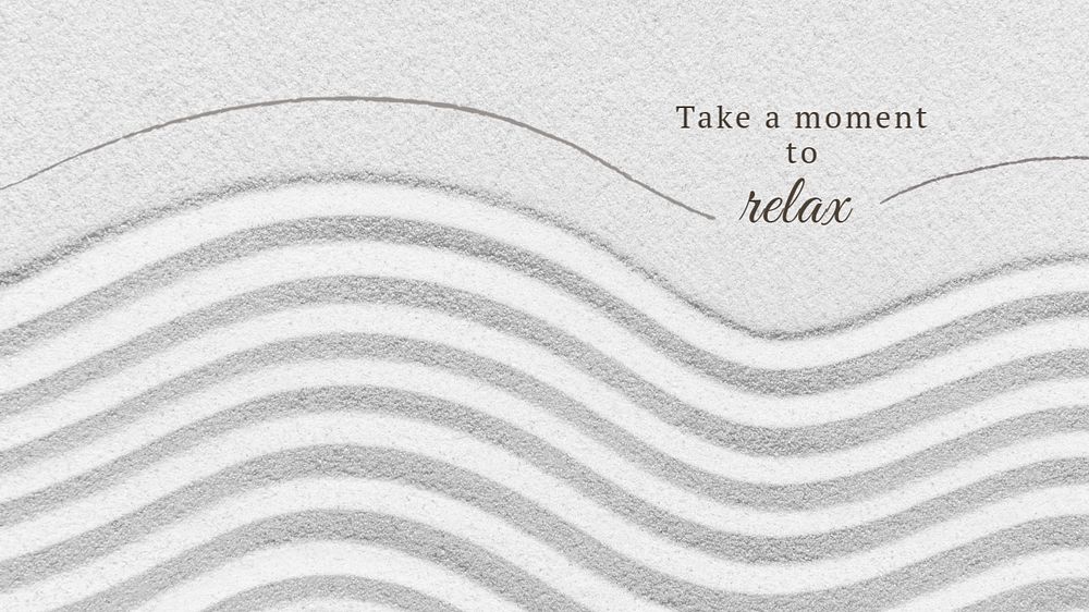 Relaxation blog banner template, editable design