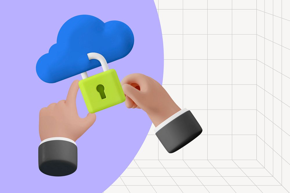 Cloud storage security, editable 3D technology remix