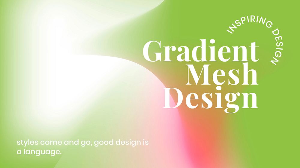 Colorful gradient blog banner template, editable design