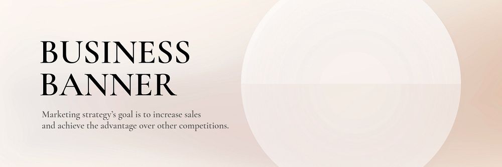 Beauty business email header template, editable design