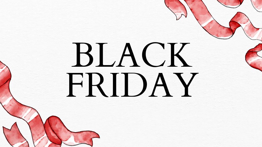 Black Friday sale template, customizable blog banner