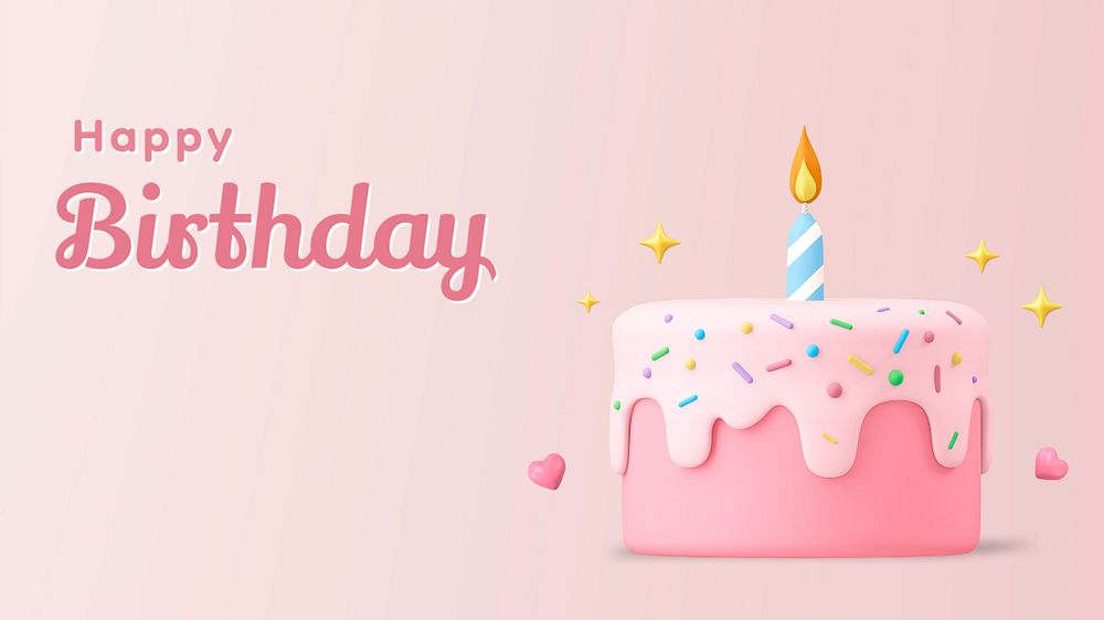 Happy birthday Instagram post template, editable design