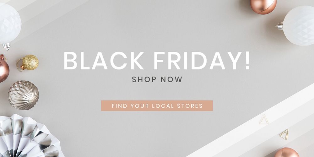 Black Friday Twitter ad template, festive sale design