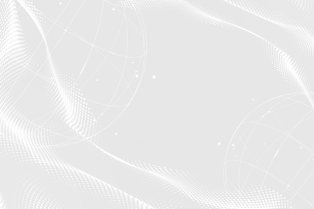 Abstract white global connection background, editable digital remix design