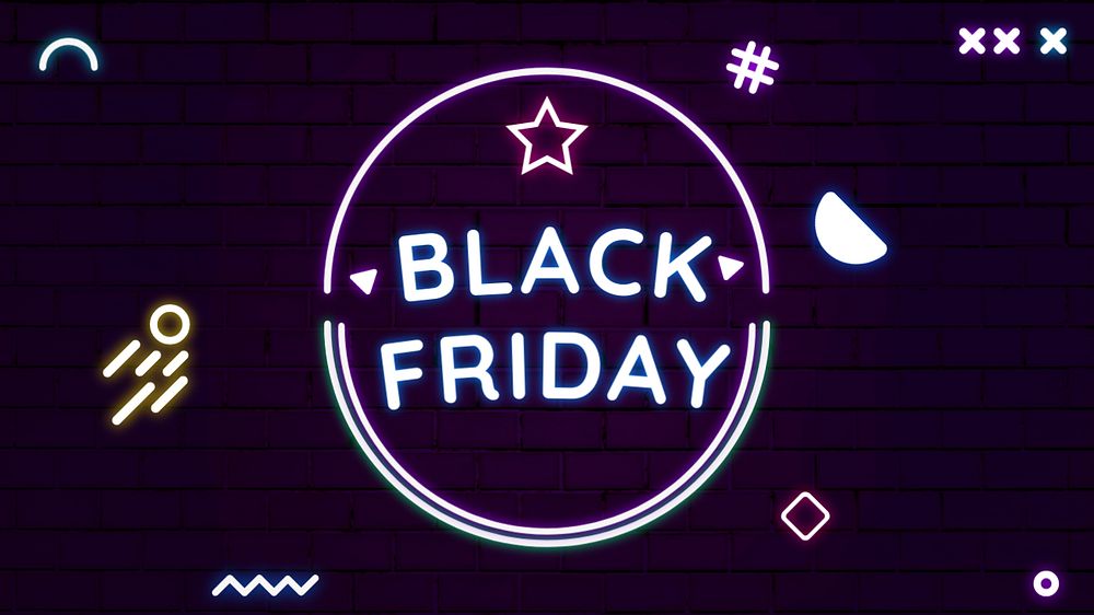 Black Friday sale blog banner templates, editable design