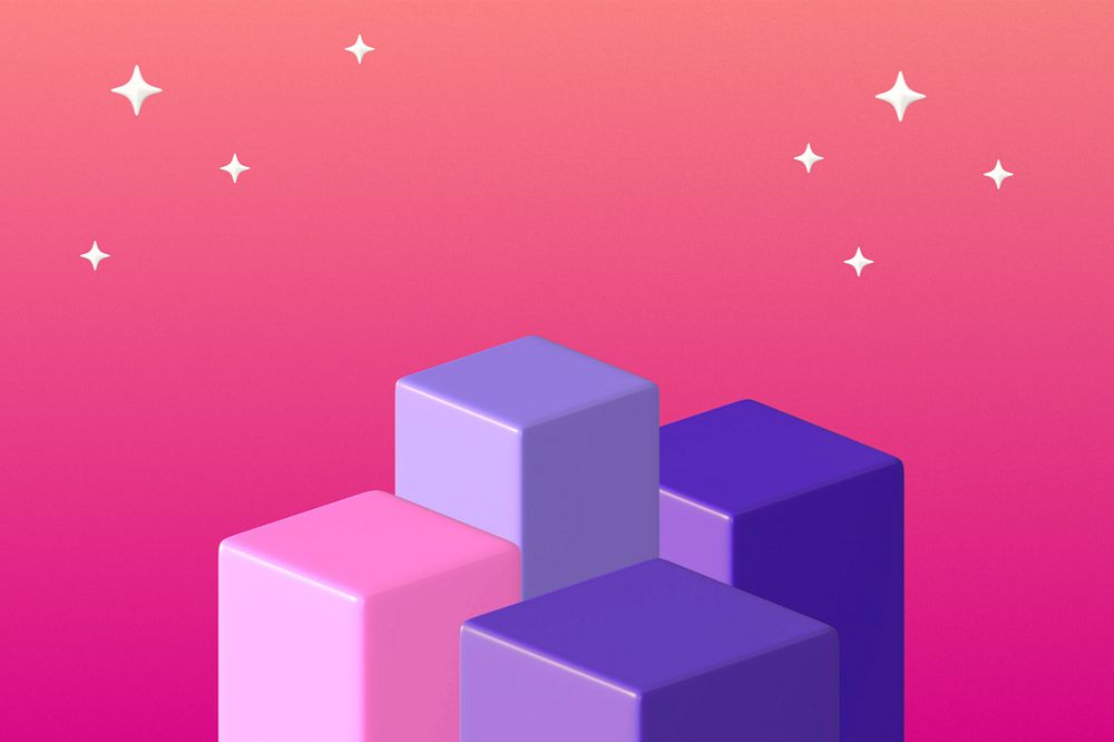 3D colorful podiums background, product display, editable design