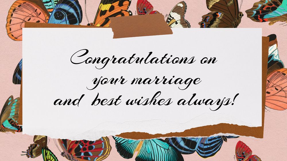 Congratulations note blog banner template, editable E.A. Séguy’s famous artwork, remixed by rawpixel