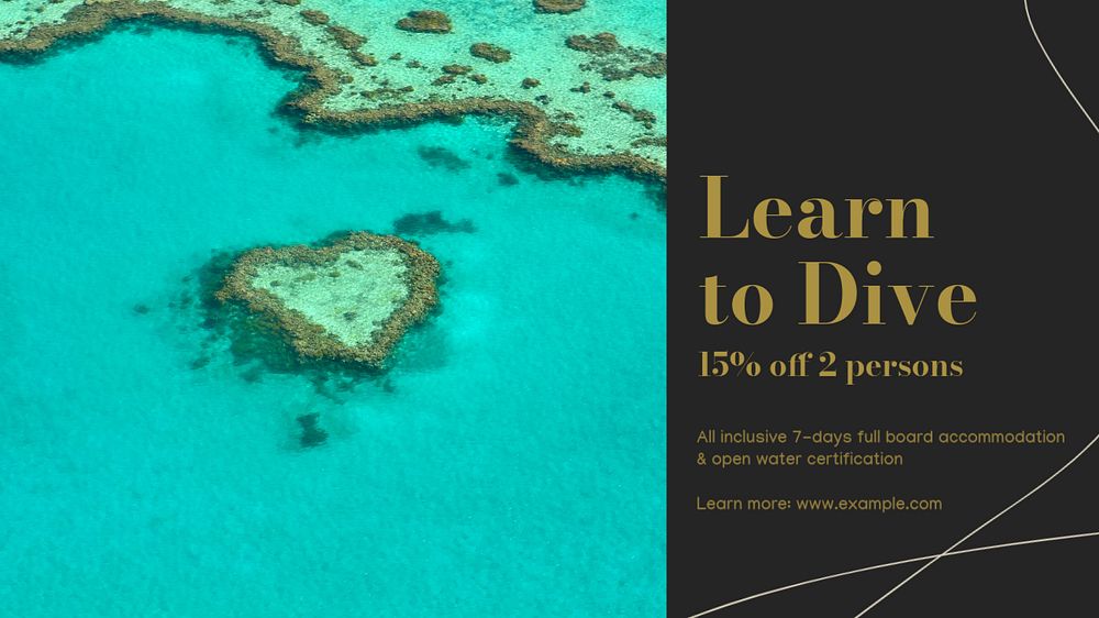 Driving lesson blog banner template, editable design