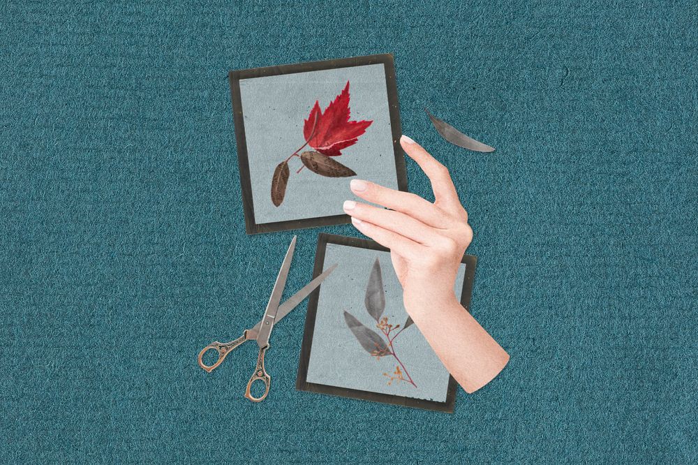 Editable Autumn picture frames design