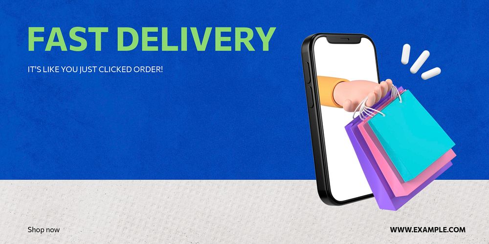 Fast delivery Twitter ad template, customizable design