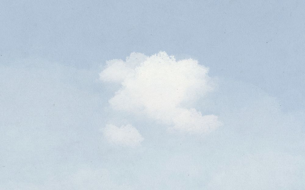 Blue cloudy sky background, gradient aesthetic, editable design