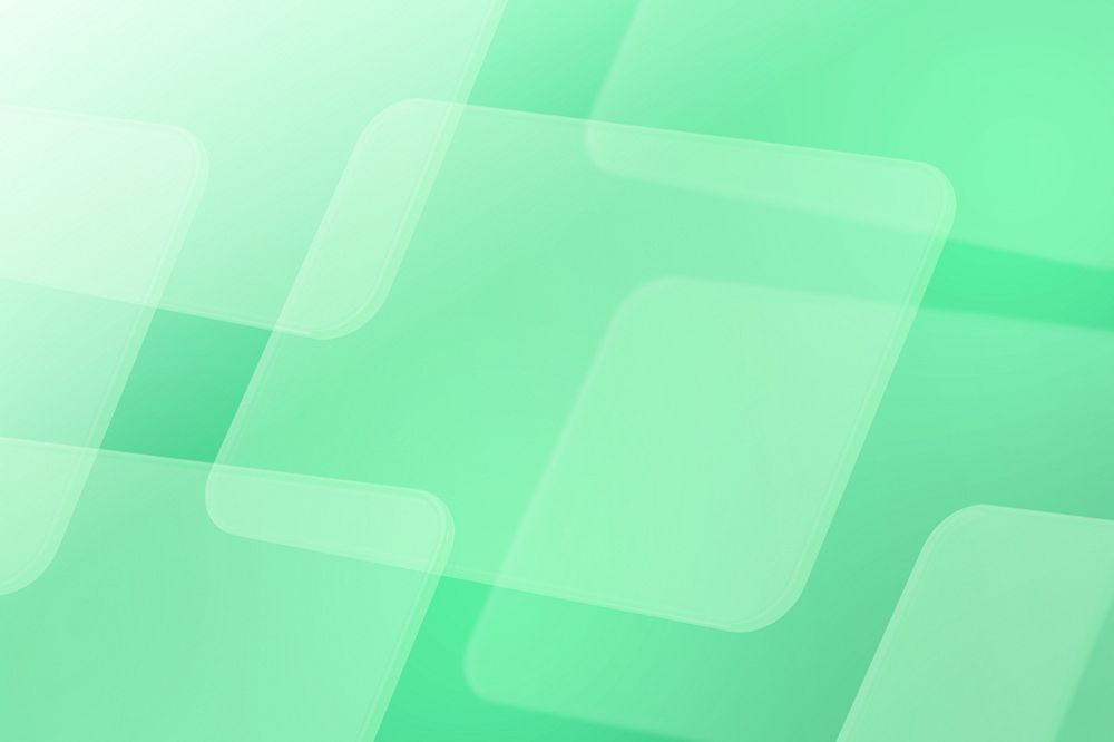 Abstract green background, editable geometric shape design