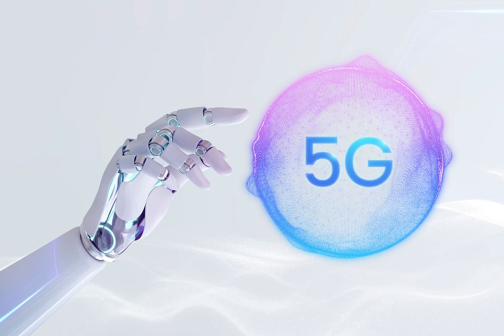 Editable 5G network technology, digital remix design