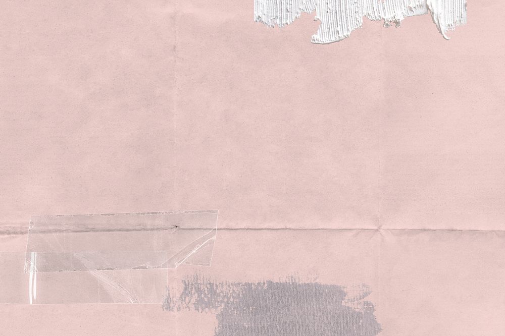 Pink wrinkled paper background, editable design