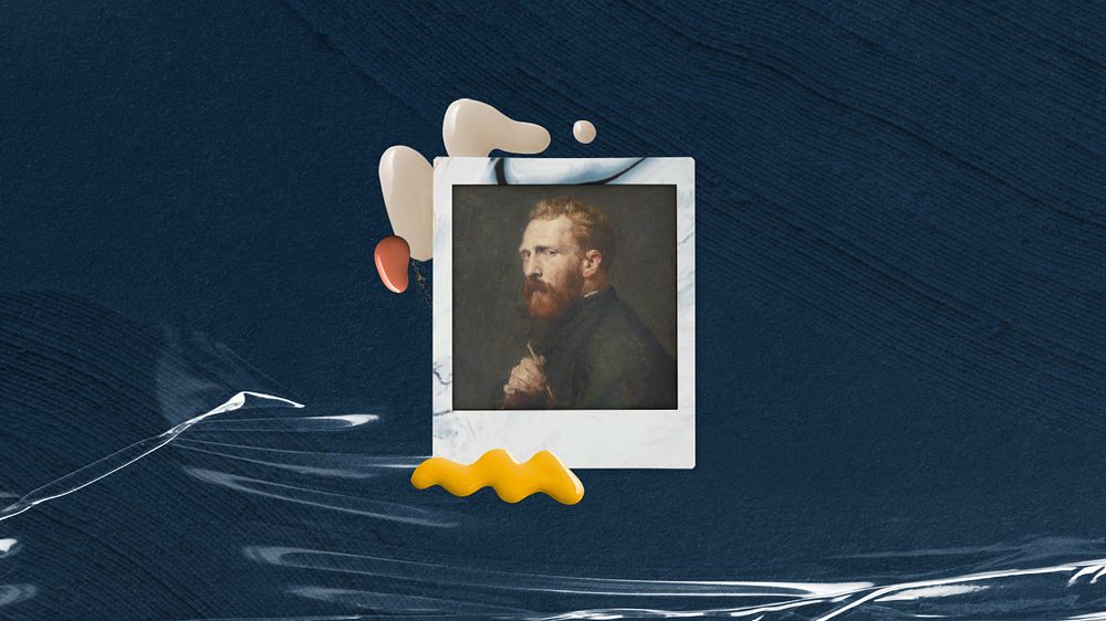 Desktop wallpaper, Van Gogh by John Russell. Remixed by rawpixel. 