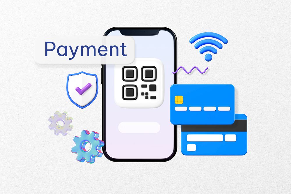 Payment word, 3D smartphone remix