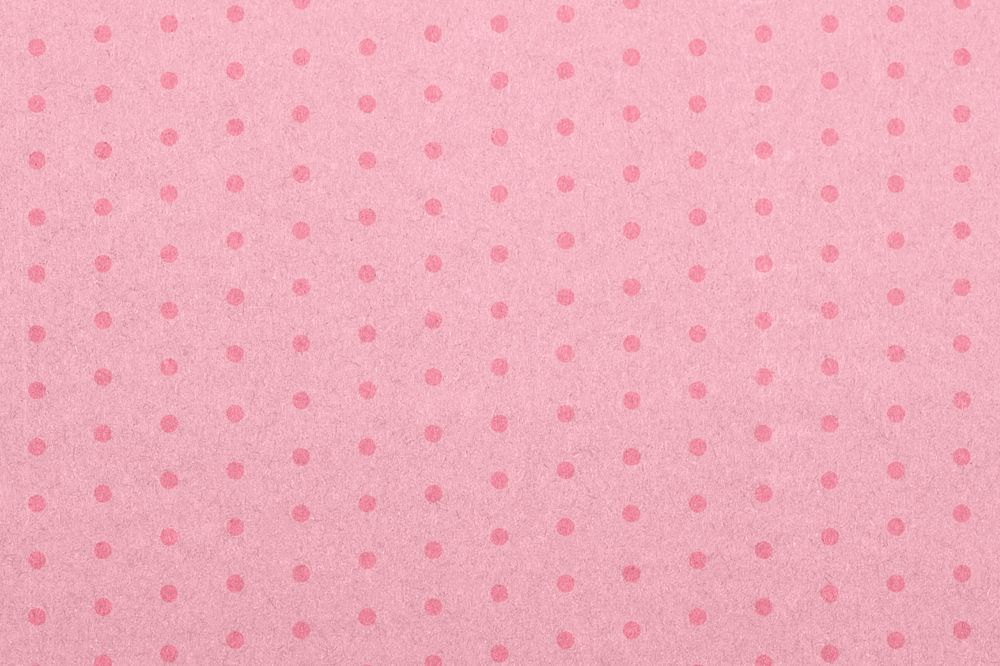 Pink polka dots background, editable collage design