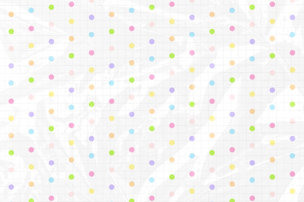 Colorful polka dots background, editable collage design