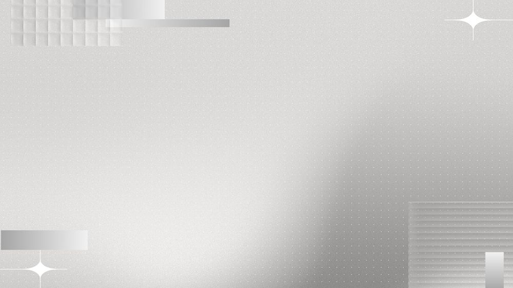 Gray gradient computer wallpaper, abstract geometric background, editable design