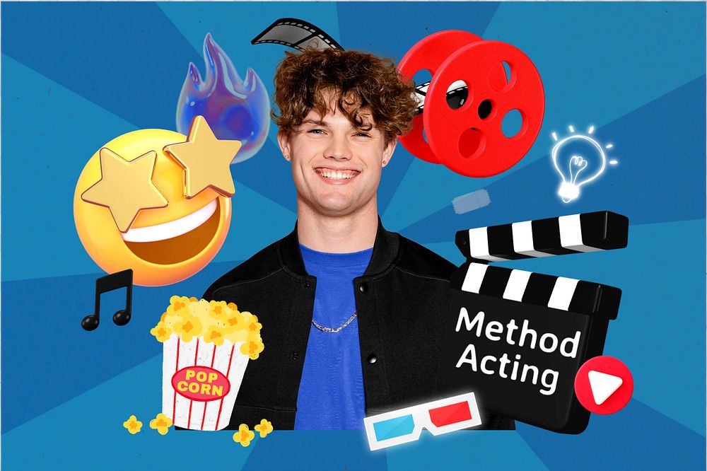 Method acting, editable entertainment word, 3D remix