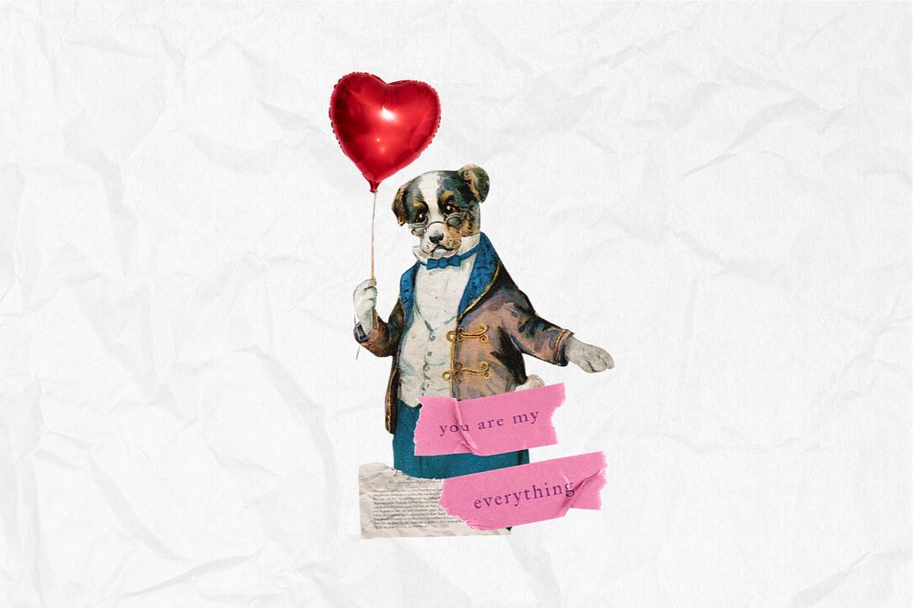 You're my everything word editable collage art. Remixed by rawpixel.