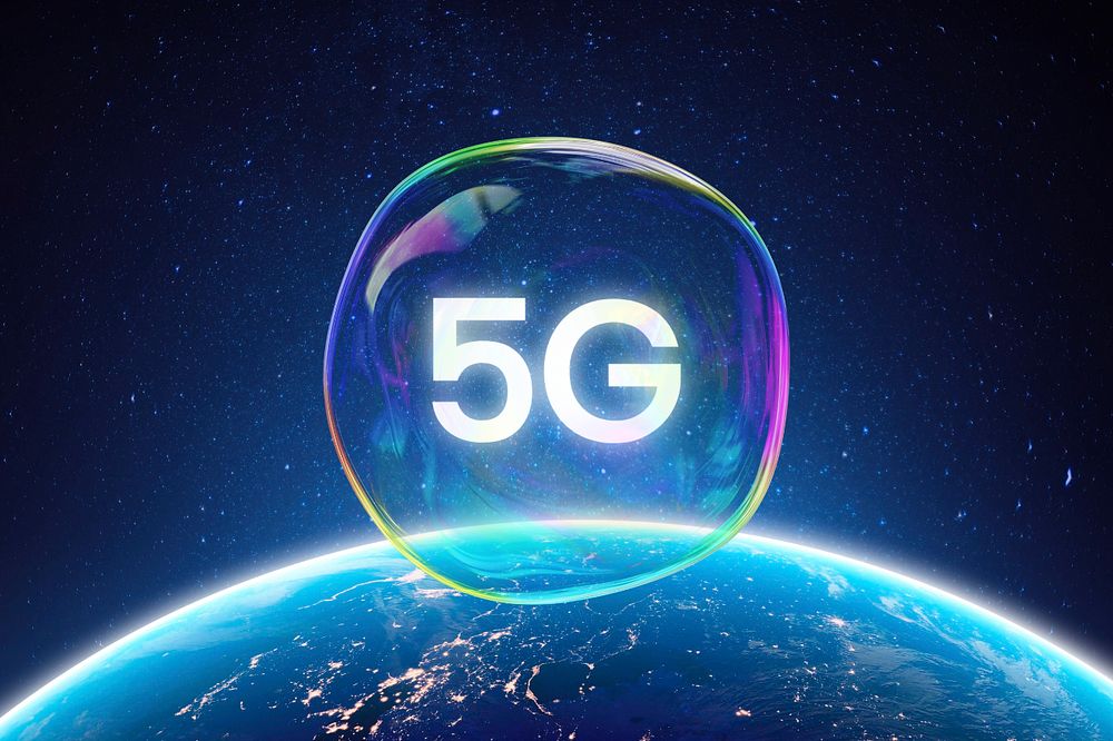 Editable 5G network technology, digital remix design