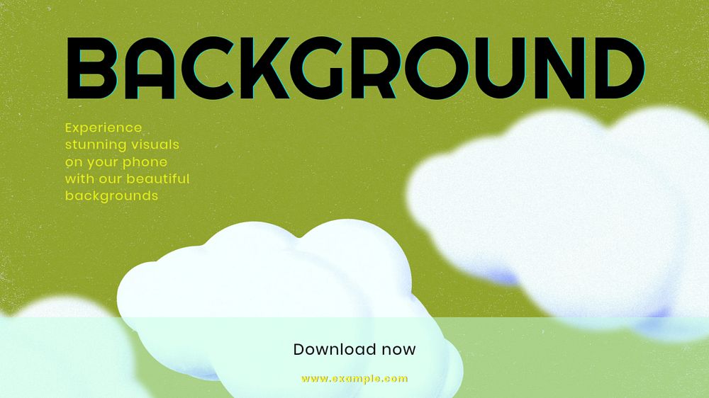 Background  blog banner template, editable text