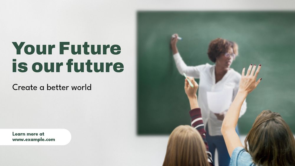 Your future blog banner template, editable text