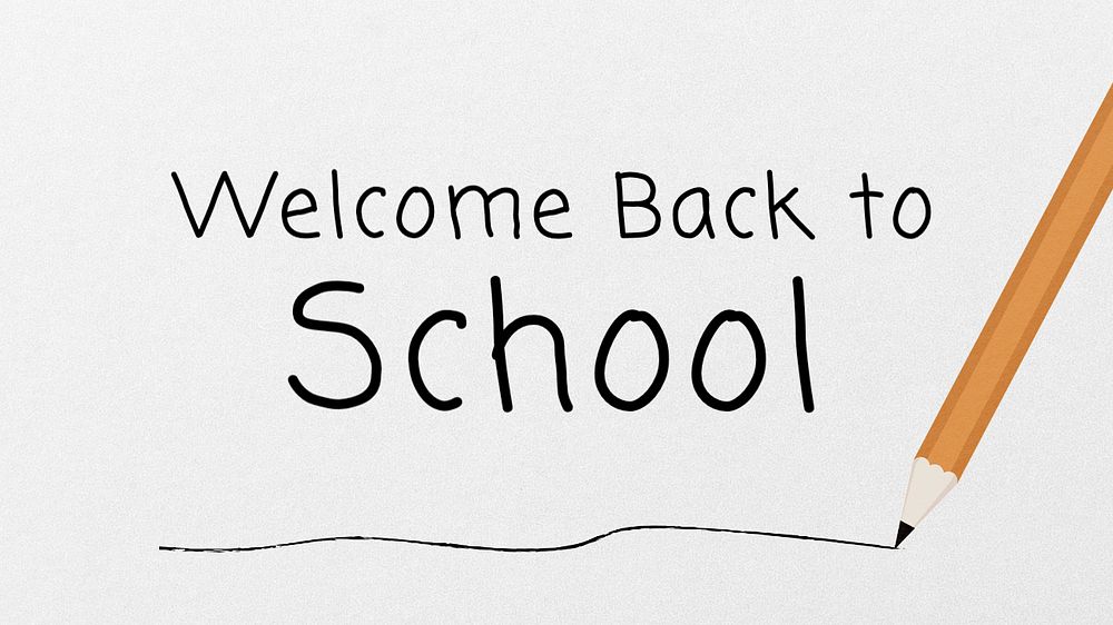 Back to school blog banner template, editable text